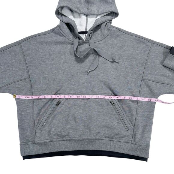 Athleta Recover Hoodie Size Small Black Gray Style 599655 - Picture 15 of 16